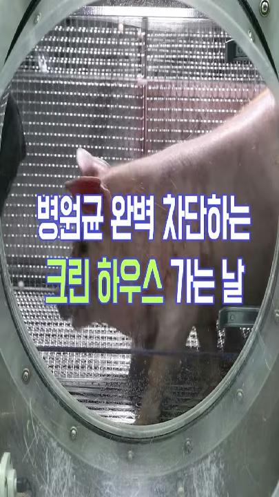 병원균 완벽 차단하는 크린 하우스 가는 날